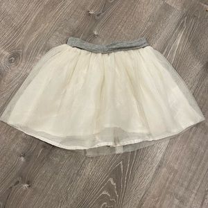 Toddler Girls Gap Cream Holiday Christmas Skirt